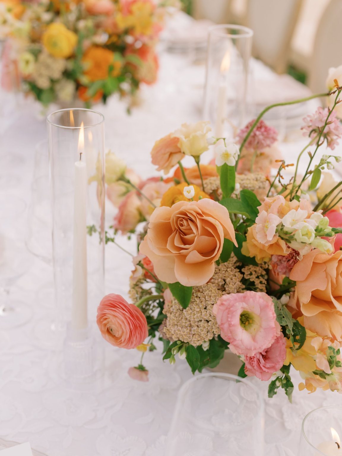 A summer wedding at T Lazy 7 Ranch, Aspen: the reception tent