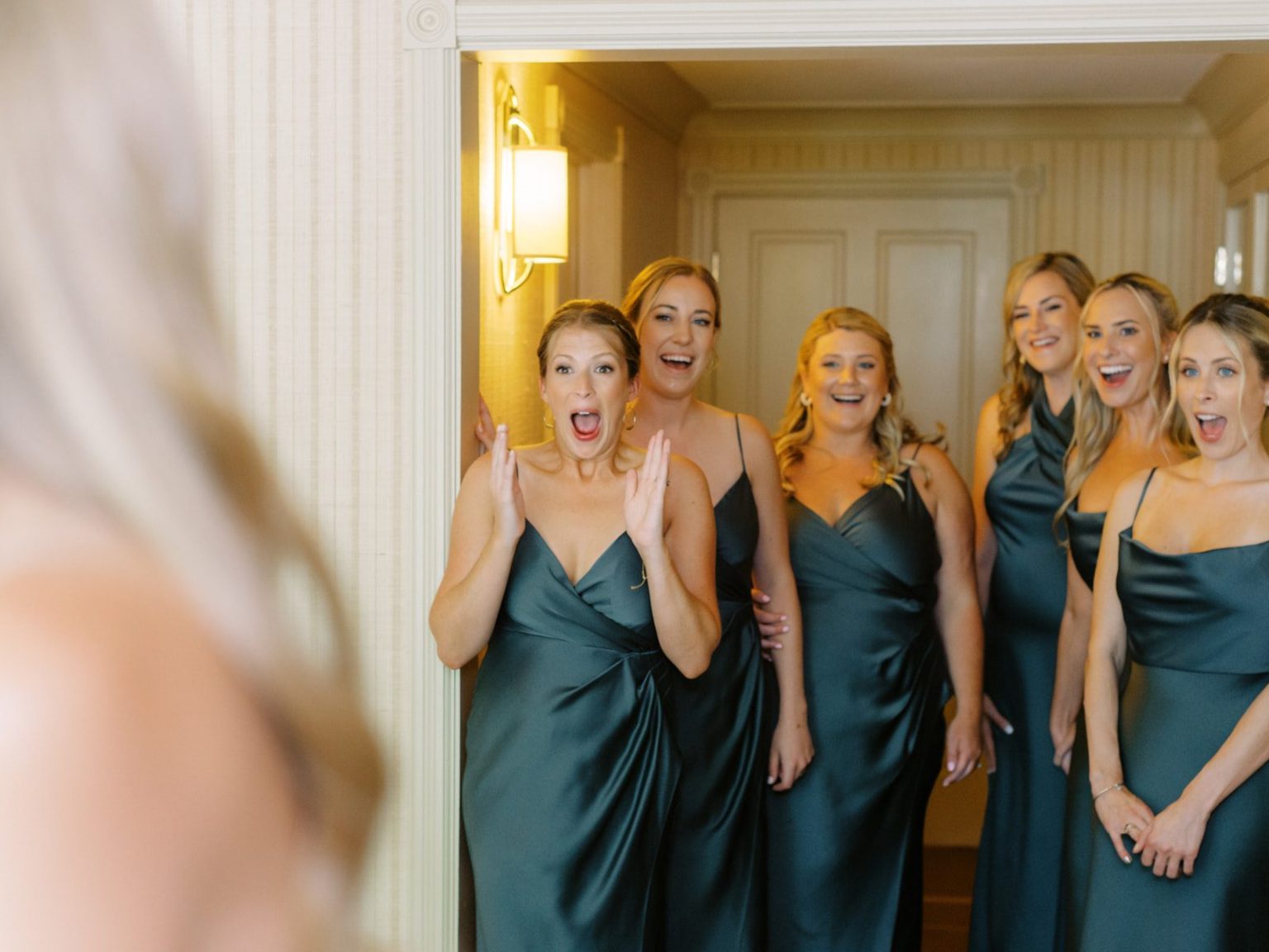 Meredith and Jason's wedding at T Lazy 7 Ranch, Aspen: getting ready at Hotel Jerome