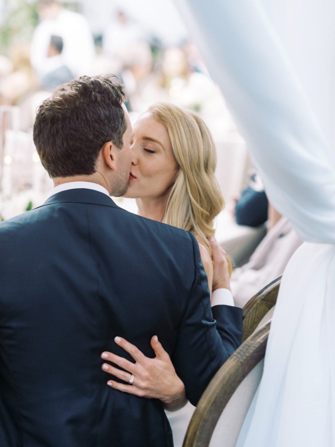Meredith and Jason's wedding at T Lazy 7 Ranch, Aspen: the reception tent