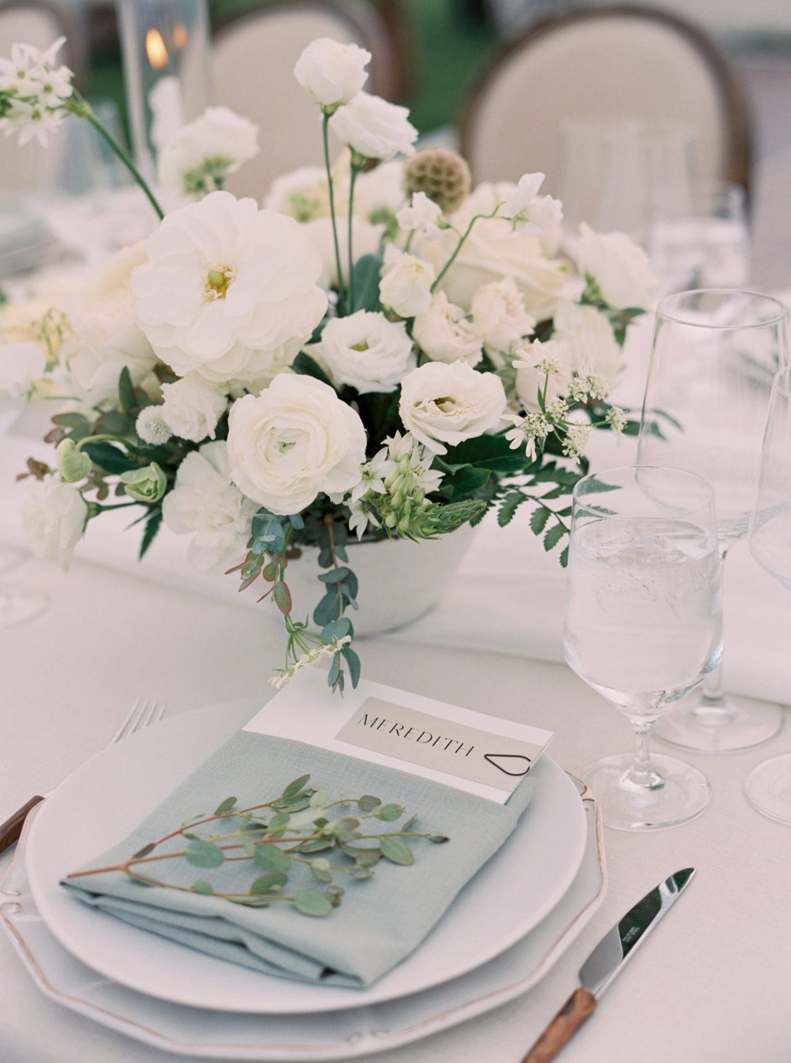 Meredith and Jason's wedding at T Lazy 7 Ranch, Aspen: reception details