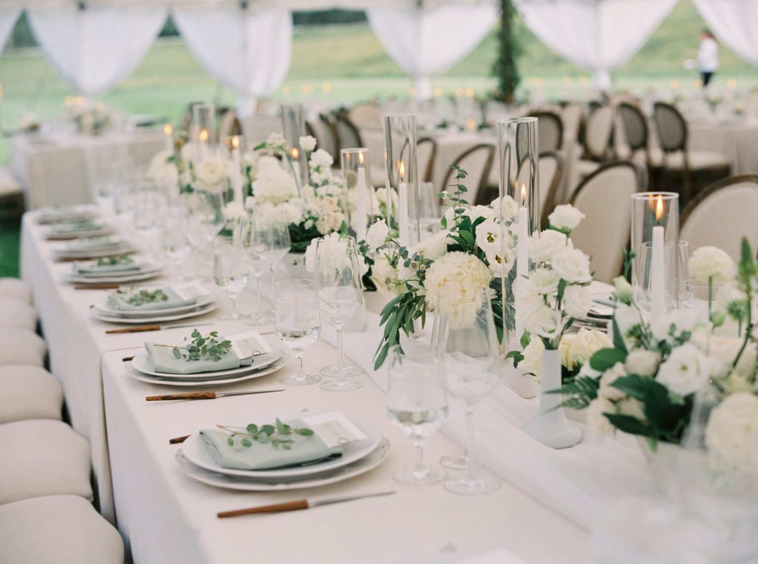 Meredith and Jason's wedding at T Lazy 7 Ranch, Aspen: reception details