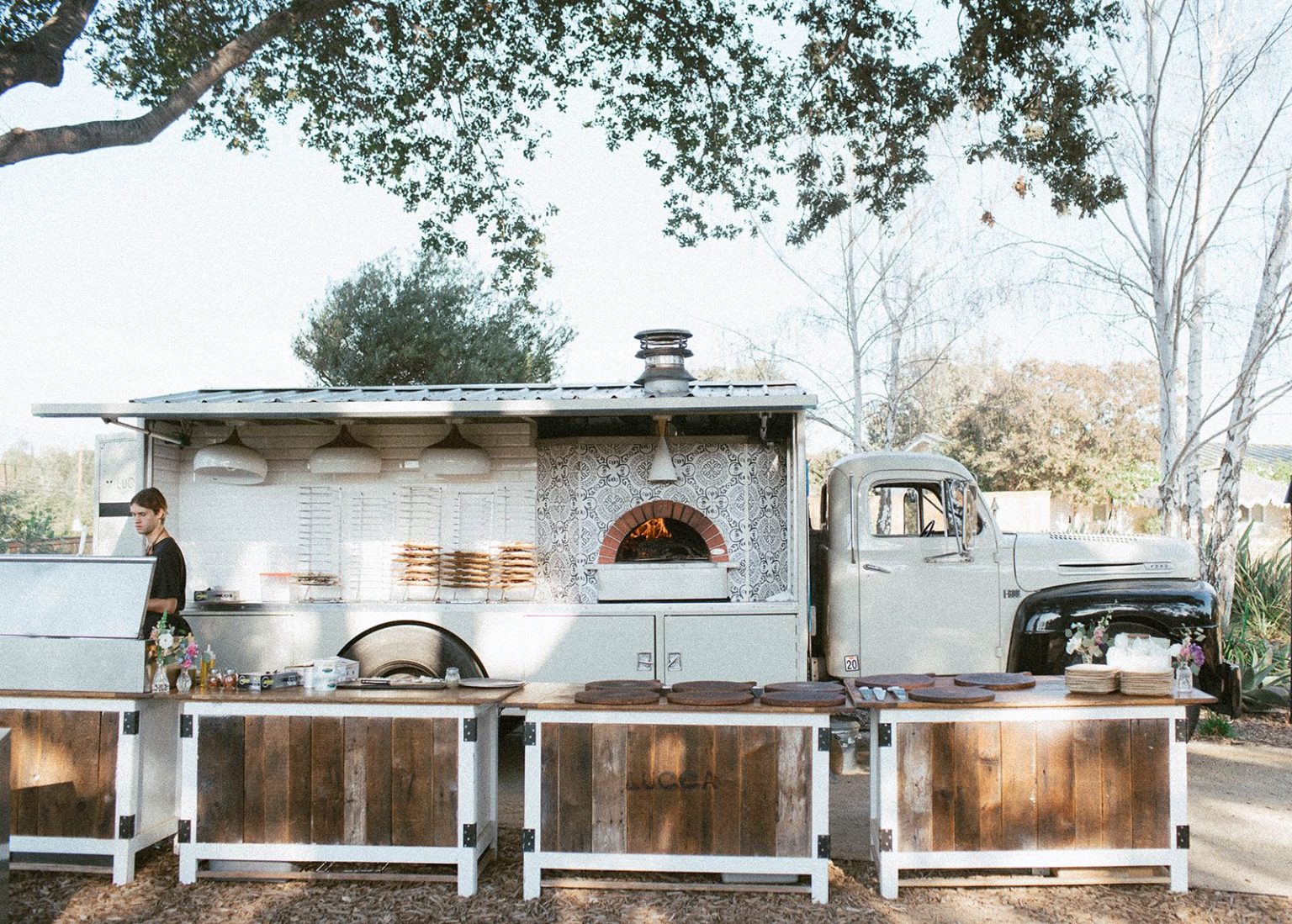 Anna and Sully's wedding at Whispering Rose Ranch, Santa Ynez, California: the welcome party