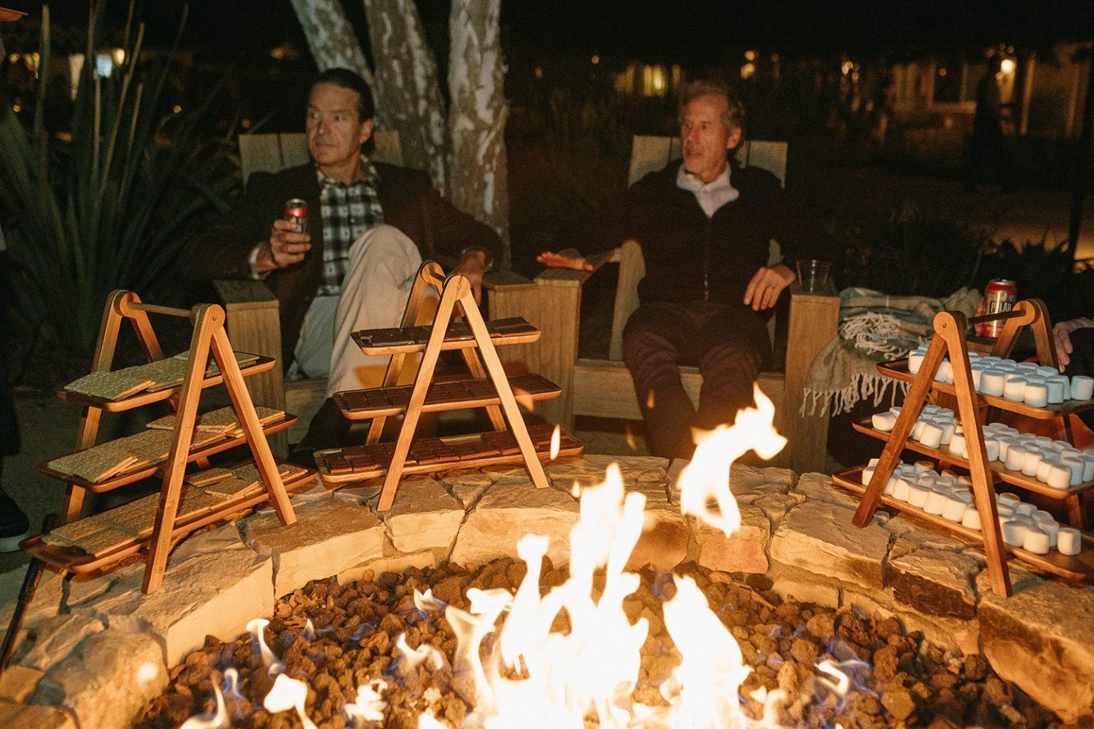 Anna and Sully's wedding at Whispering Rose Ranch, Santa Ynez, California: the welcome party