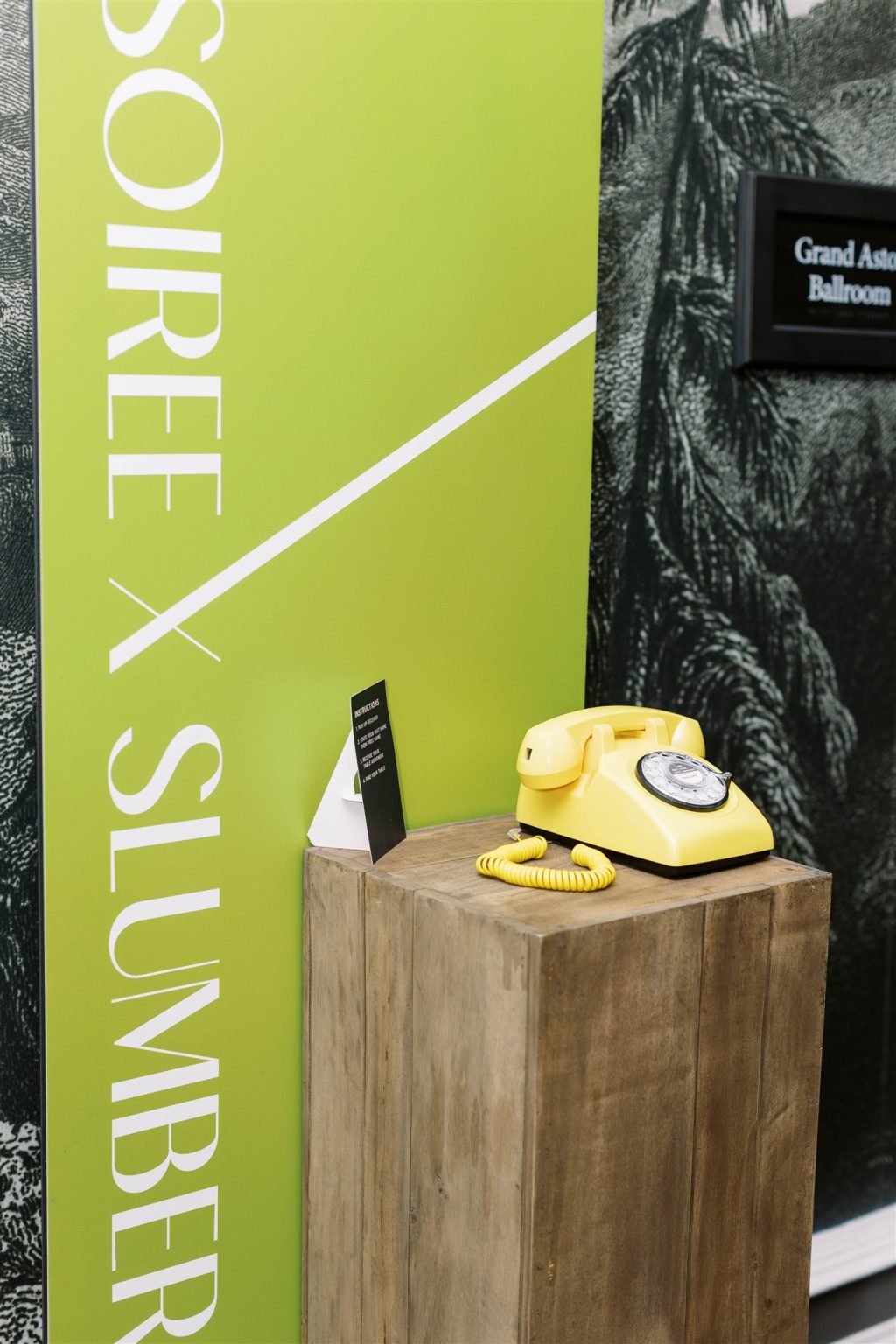 WIPA Colorado Gala in Aspen: the Soirée x Slumber sign