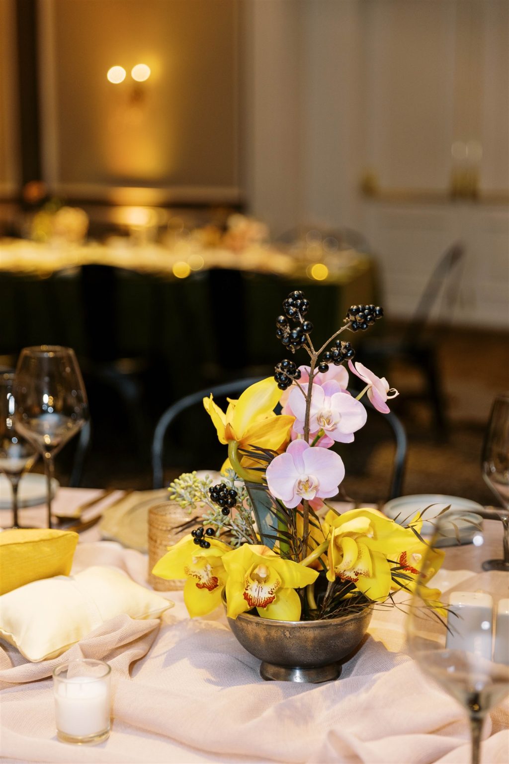 WIPA Colorado Gala in Aspen: orchids and candlelight