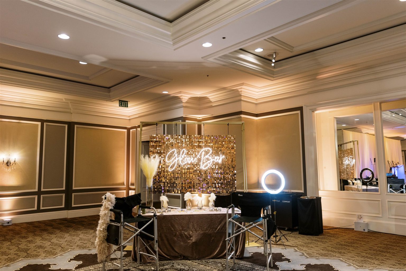 WIPA Colorado Gala in Aspen: the glow bar