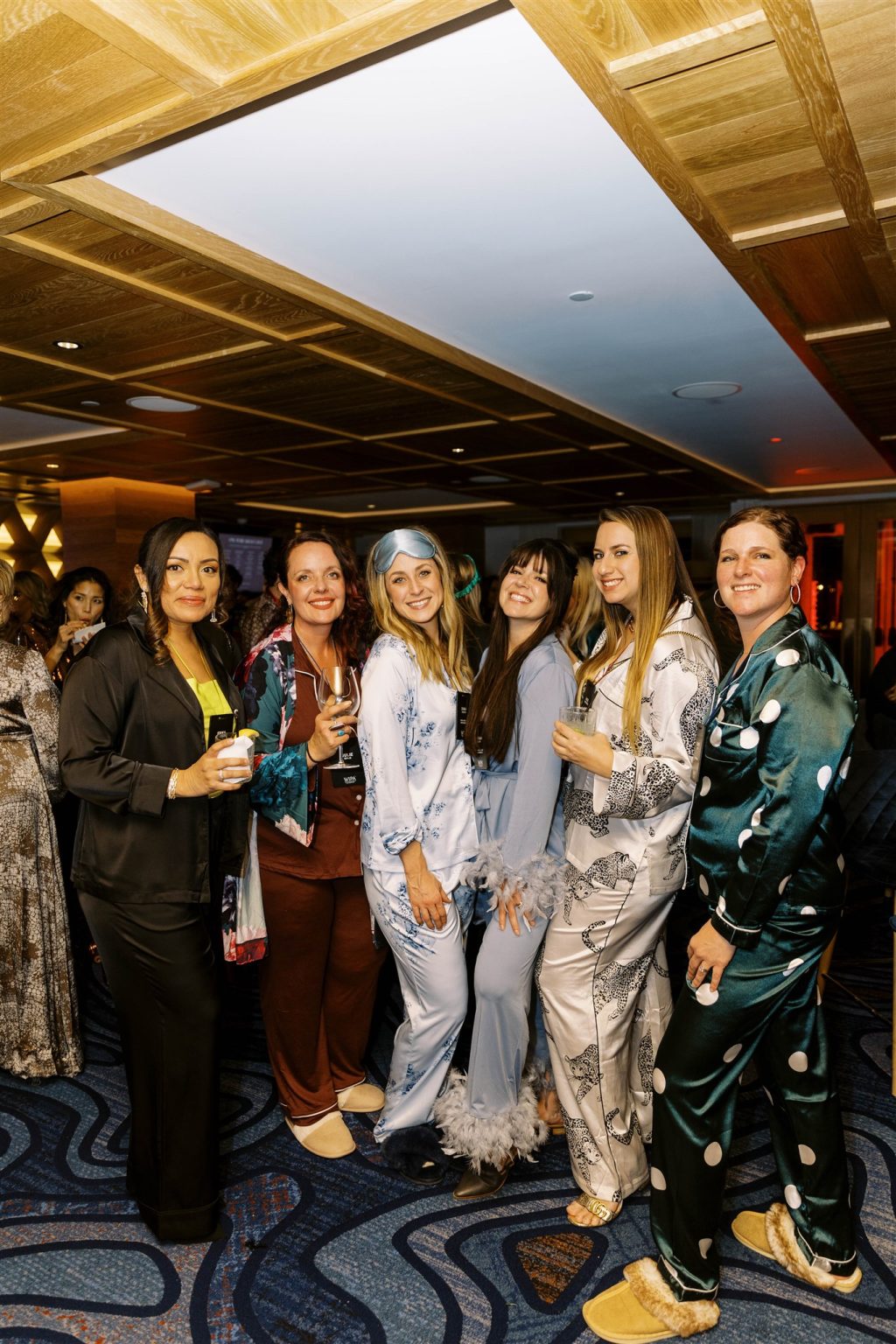 WIPA Colorado Gala in Aspen: guests in pajamas